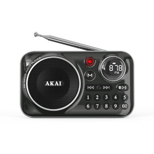 ΡΑΔΙΟΦΩΝΟ AKAI APR-500BK BLACK ME BLUETOOTH